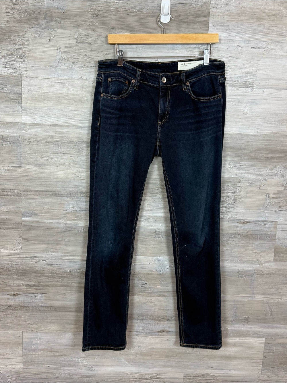 rag & bone Dark Wash Boyfriend Jeans